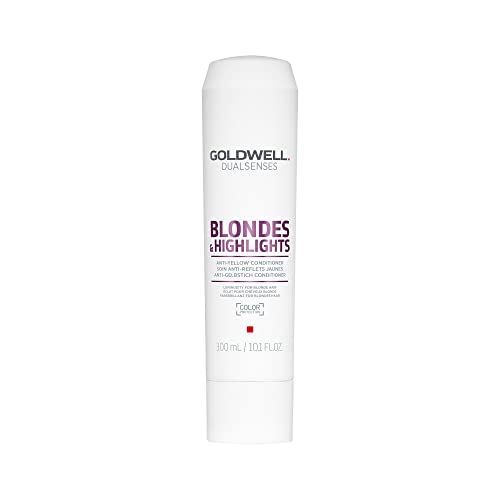 Goldwell Dualsenses Blondes & Highlights Anti-Yellow Conditioner 10.14 Fl Oz - Brightening Hair Care for Blonde & Highlighted Hair