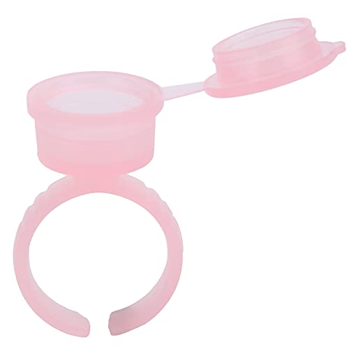 100pcs Disposable Ink Pigment Rings for Eyelash Extensions & Microblading