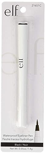 e.l.f. Eyeliner Pen with Felt Tip, Black 0.05 Fl Oz - Pack of 1
