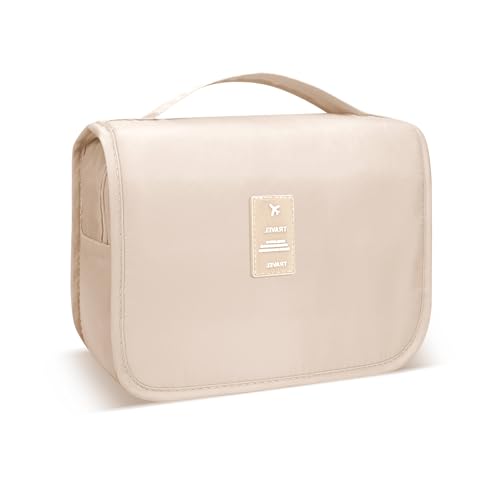 Waterproof Travel Toiletry Bag with Hook - Compact Hanging Organizer