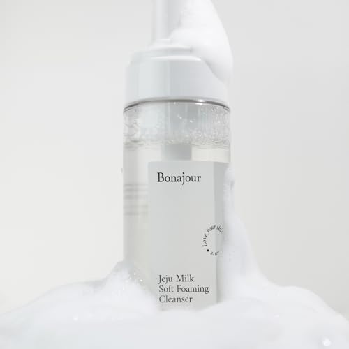 BONAJOUR Jeju Milk Low pH Foaming Cleanser for Sensitive Skin 5.3 fl oz