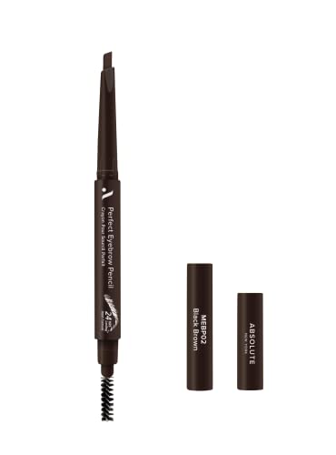 Dual-Ended Eyebrow Pencil - Black Brown, Shape & Fill
