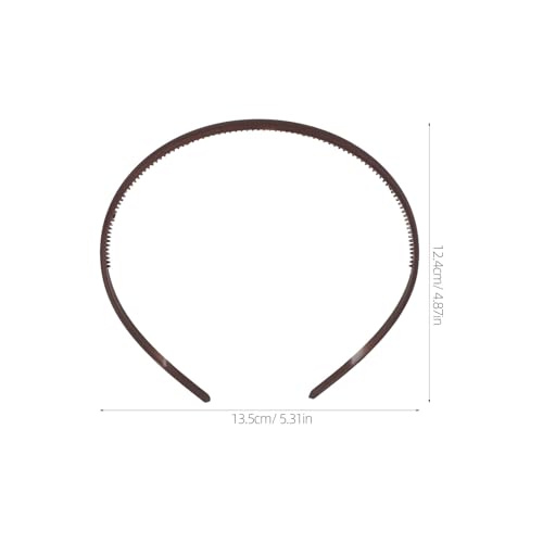 Slim 0.5cm Plastic Headbands for Women – 11Pcs Non-Slip Hair Accessories
