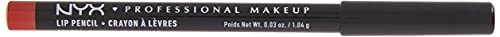NYX Slim Lip Liner Pencil Pumpkin - 1 Count, Long-Lasting Lip Makeup