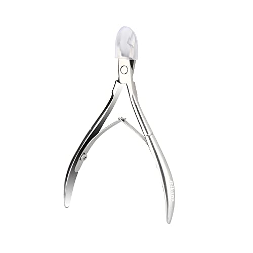 Rikans Professional Stainless Steel Cuticle Clippers for Nails – Razor Sharp Nail Trimmer with Non-Slip Handle