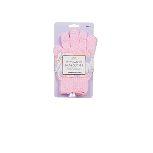 Cala Exfoliating Bath Gloves - Pink | Spa & Body Care