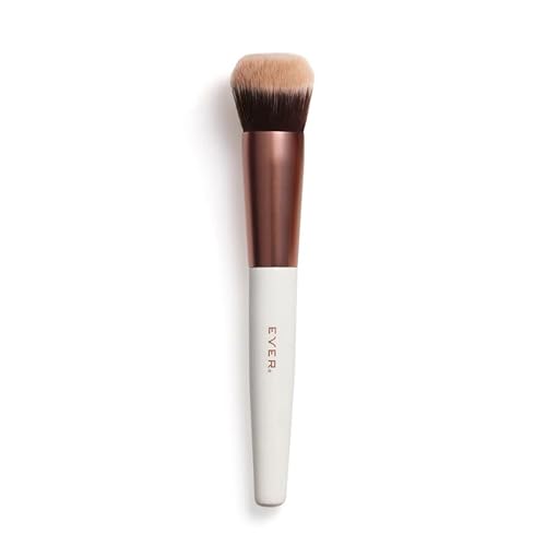 EVER Professional Contoured Foundation Brush for Liquid & Powder