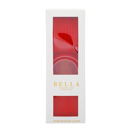 Bella Sleep + Spa Self-Grip Hair Roller Set - 12-Piece Heatless Curlers