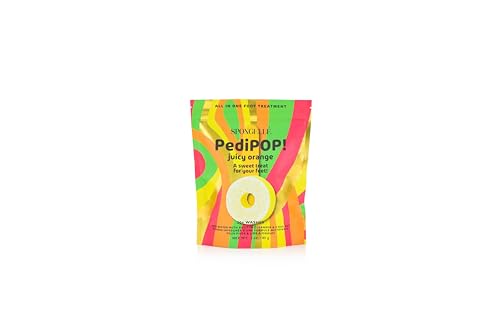 Spongellé Juicy Orange PediPOP! All-in-One Pedicure Buffer & Nail File