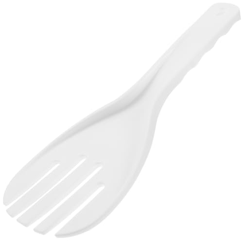 Hemoton 2pcs Non-Stick Rice Paddle Spoon Set - Durable Plastic Kitchen Utensils