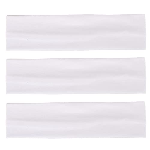 MapofBeauty 3 Pack Cotton Yoga Headbands for Women