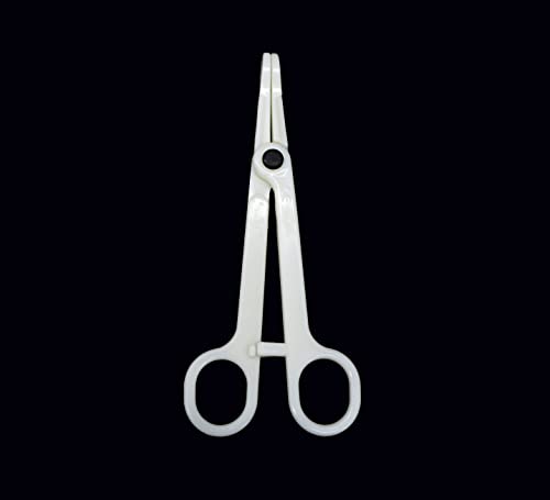 HuoHuo TN017-8PCS Disposable Piercing Forceps Clamp Set for Ear Navel Lip Tongue Nose Piercing