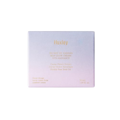 Huxley Secret of Sahara Skin Glow Cream, 3% Niacinamide Face Moisturizer