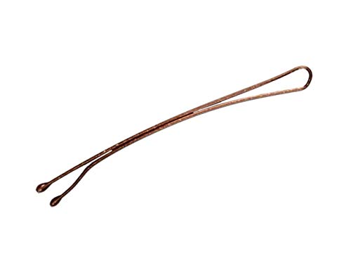 Scunci Curved Bobby Pins - 60 Pack in Metallic Brunette