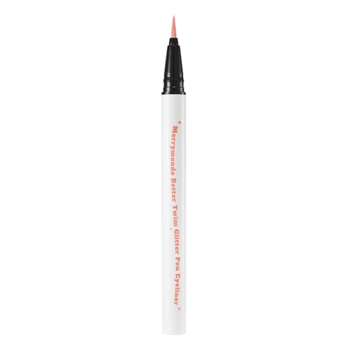 Merrymonde Better Twim Glitter Pen Eyeliner - 04 Rose Long-Lasting Sparkle
