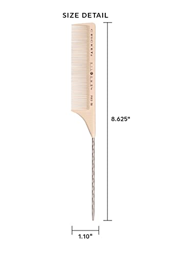Cricket Silkomb Pro-50 Fine Tooth Rattail Comb for Precision Styling