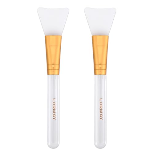 LORMAY Silicone Face Brush - Tapered Head for Even Mask Application