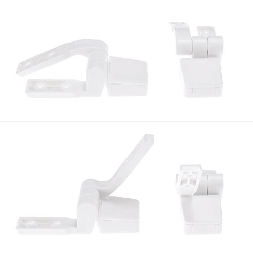 Canomo Universal Toilet Seat Hinges Replacement - 2 Pairs