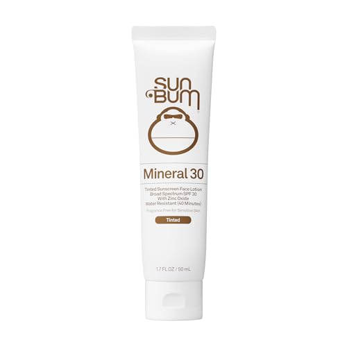 Sun Bum Mineral SPF 30 Tinted Face Sunscreen - 1.7 oz Travel Size