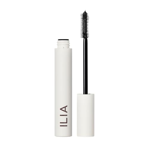 ILIA - Limitless Lash Mascara | Lengthen, Lift, Separate | 12-HR Wear | Flake + Smudge-Resistant | Conditioning Ingredients | Safe for Sensitive Eyes, Clean, Cruelty-Free (After Midnight | Soft black)
