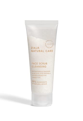 Ziaja Natural Care Face Scrub - Gentle Exfoliating Facial Cleanser 70ml