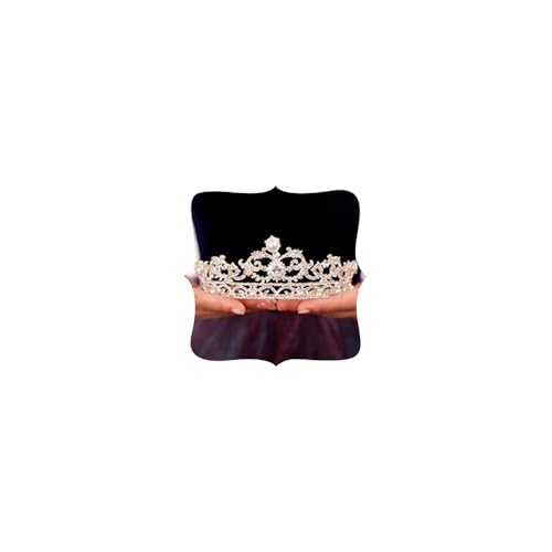Baroque Pearl Tiara & Queen Crown for Wedding, Prom, and Pageant
