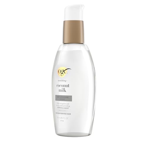 OGX Nourishing + Coconut Milk Anti-Breakage Serum, 4 Fl Oz