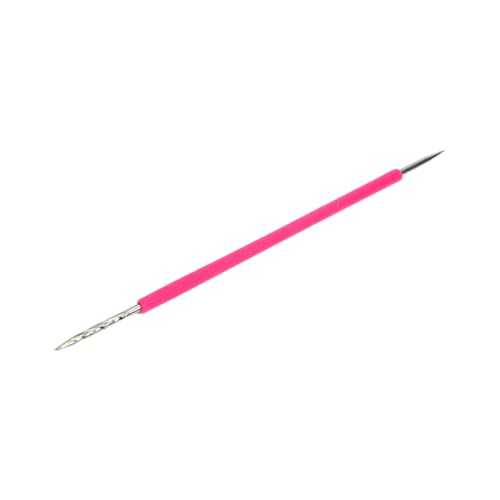 ISIS Cutelaria Double-End Toothpick with Pink Silicone Tip for Nail & Cuticle Care