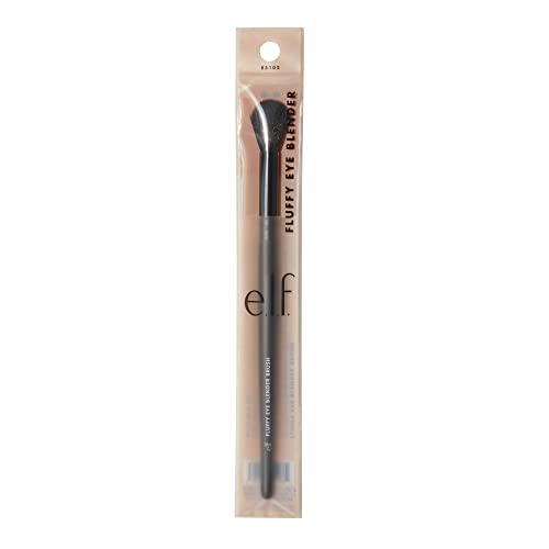 e.l.f. Fluffy Eye Blender Brush - Multi-Purpose for Eyeshadow & Concealer (Pack of 2)
