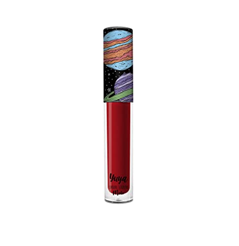YuYa Mi Amor Matte Liquid Lipstick - Intense Red, Long-Lasting Color