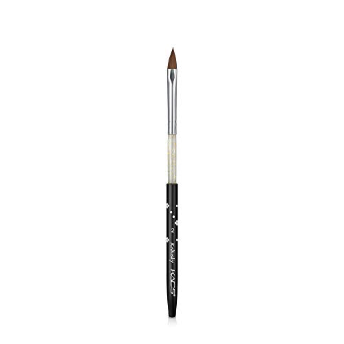 Rolabling Kolinsky Nail Art Brush Size 2 – Painting Pen for Acrylic & UV Gel