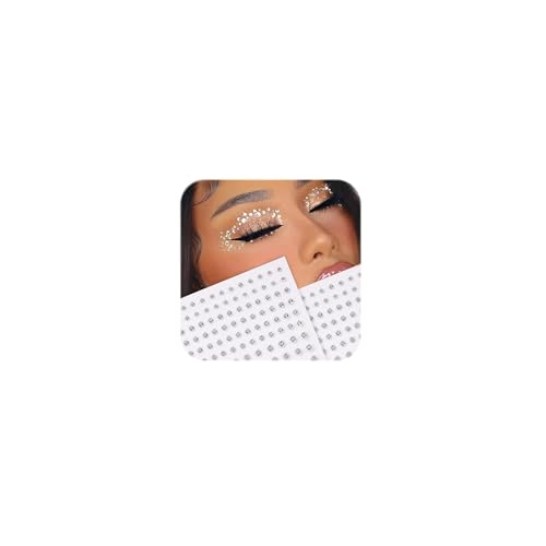 Self-Adhesive Face and Hair Gems - 4 Sheets of Rhinestones