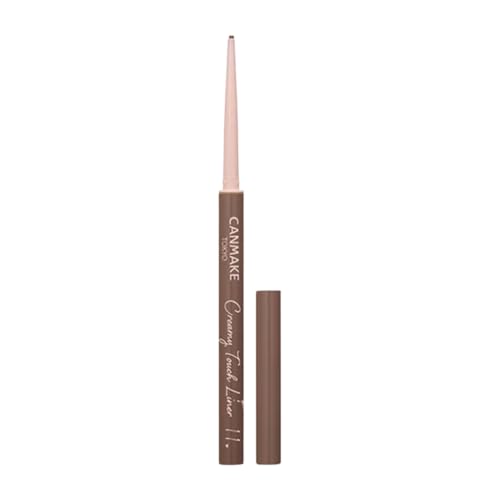 CANMAKE Creamy Touch Slim Eyeliner 1.5mm - 11 Cloudy Gray, Ultra-Fine Gel