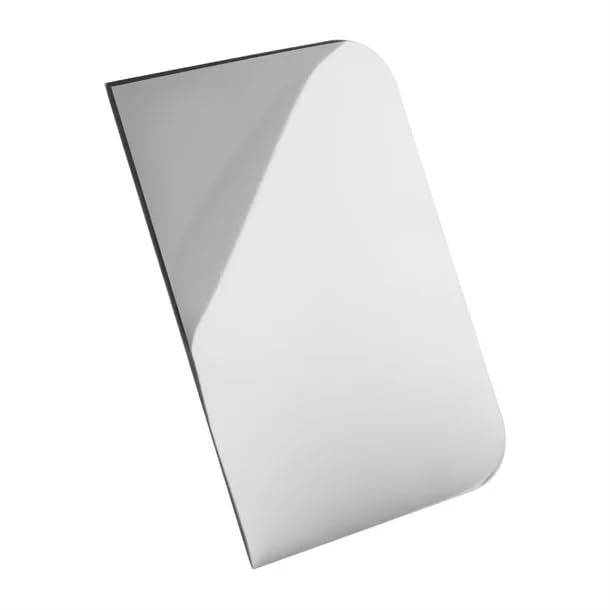 PME Stainless Steel Cake Decorating Side Scraper - 5 x 3.5 inches