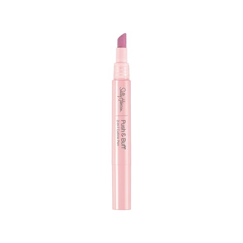 Sally Hansen Push & Buff 2-in-1 Cuticle Care Treatment Pen | Exfoliates, Polishes and Smooths Cuticles | Textured Tip for Instant Results | Easy, Mess-Free Nail Care on the Go
