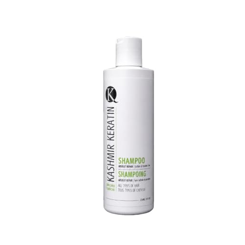 Kashmir Keratin Shampoo 8 Fl. Oz - Sulfate & Paraben Free for All Hair Types