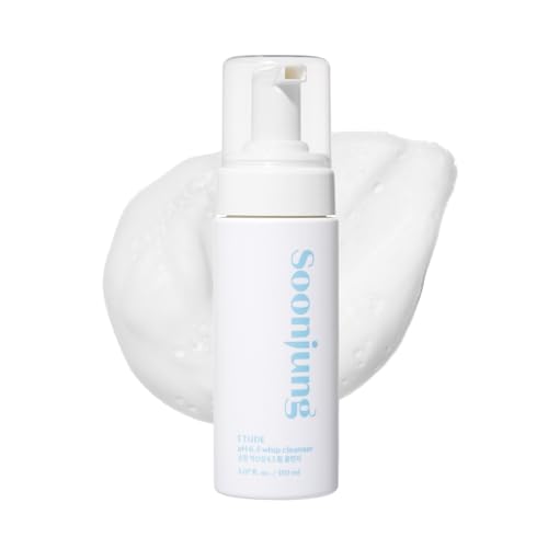 ETUDE SoonJung pH 6.5 Whip Face Cleanser for Sensitive Skin - 5.06 fl oz