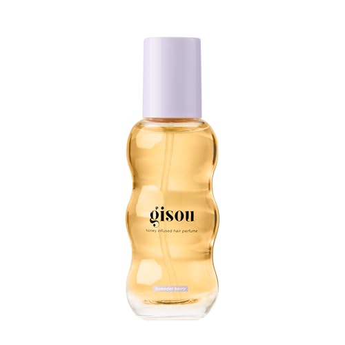 Gisou Honey Infused Hair Perfume Mini ? Long-Lasting Hair Fragrance with Mirsalehi Honey & Argan Oil, Lavender Berry, 15ml
