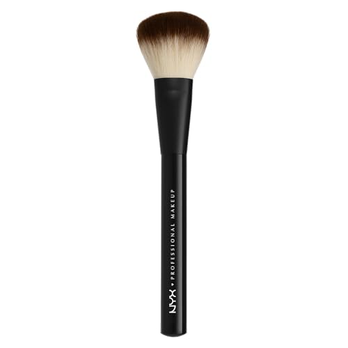 NYX Professional Makeup Pro Powder Brush - Soft Vegan Synthetic Face Brush for Loose & Pressed Powders