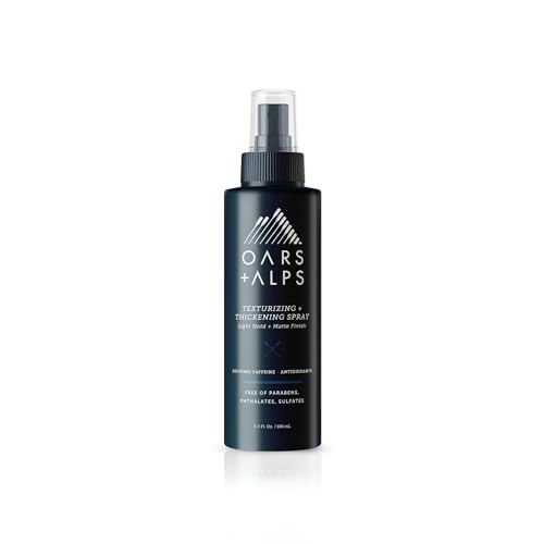 Oars + Alps Texturizing Thickening Spray - Hair Growth & Shine, 3.4 Fl Oz