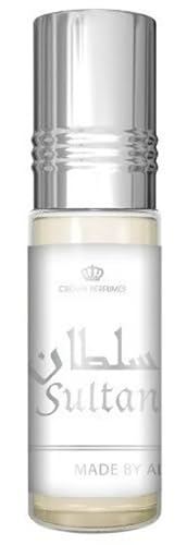 Al-Rehab Sultan Concentrated Perfume Oil 0.2 Fl Oz (6ml) for Men & Women, Long Lasting Woody Spicy Fragrance