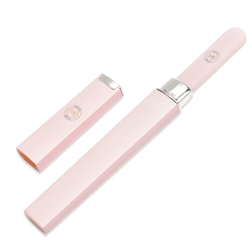 Malva Belle Crystal Glass Nail File with Travel Case - Reusable Nail Shaper for Natural & Gel Nails - Pastel Pink