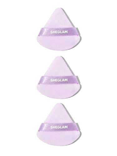 SHEGLAM Insta-Ready Powder Puff - Mauve Purple Makeup Tool for Touch-Ups