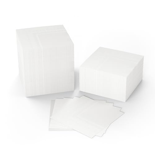 500 Disposable White Cocktail Napkins - 2 Ply, 4.9" x 4.9"