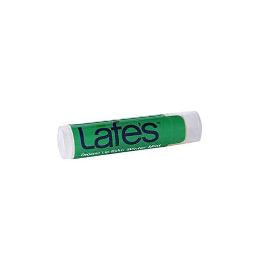 Lafe's Organic Winter Mint Lip Balm - Natural Moisturizing Beeswax & Oils, 0.15oz