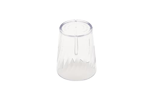 GET 6 oz Clear Plastic Juice Glass Set of 4 - Shatterproof, BPA-Free, Dishwasher Safe