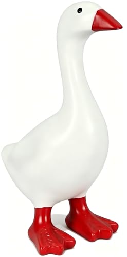 7-Inch Mini Desk Goose Statue | Magnetic Key Holder & Decor