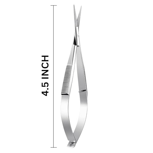 Macs Professional 4.5” Straight Micro Scissors - Precision Grooming