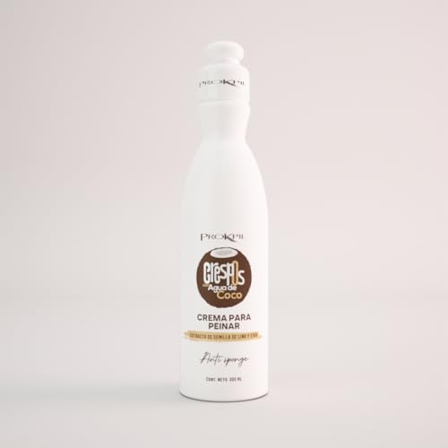 Prokpil Crespos Styling Cream with Coconut Water for Curly Hair, 10.1 oz
