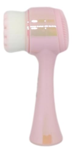 CALA Dual-Action Facial Cleansing Brush with Soft Silicone & Microfine Bristles